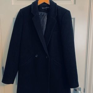 Zara Black Wool Coat